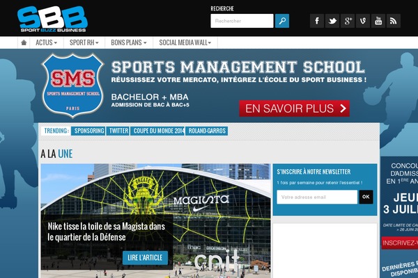 sportbuzzbusiness.fr site used Sportbuzzbusiness-v2