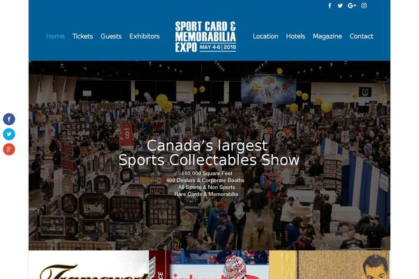 sportcardexpo.com site used Sportcardexpo