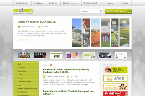 Eden theme site design template sample