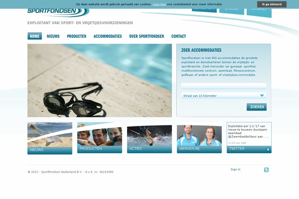 sportfondsen.nl site used Gymapps
