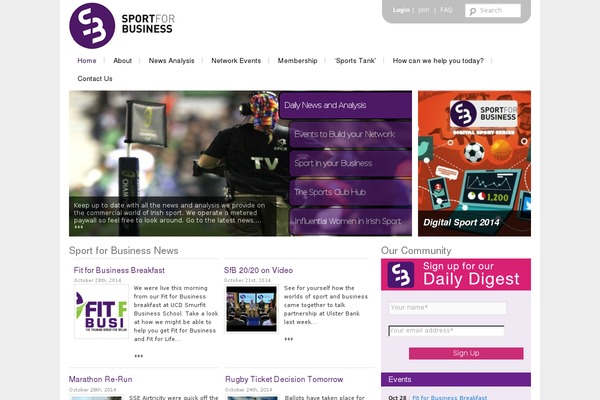 sportforbusiness.com site used Your-generated-divi-child-theme-template-by-divicake