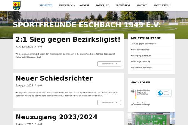 sportfreunde-eschbach.de site used Oxigeno