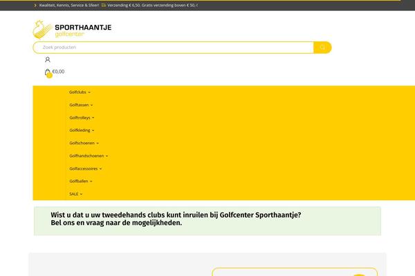 sporthaantje.com site used Sporthaantje-child