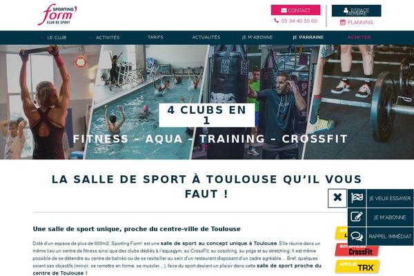 sporting-form.fr site used Sporting-form-2020