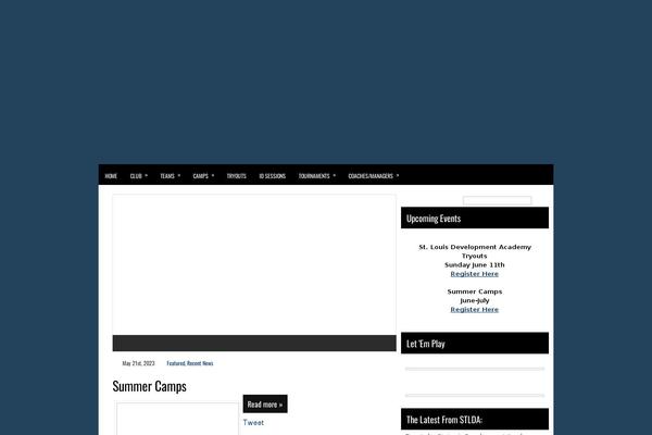 Soccergames theme site design template sample