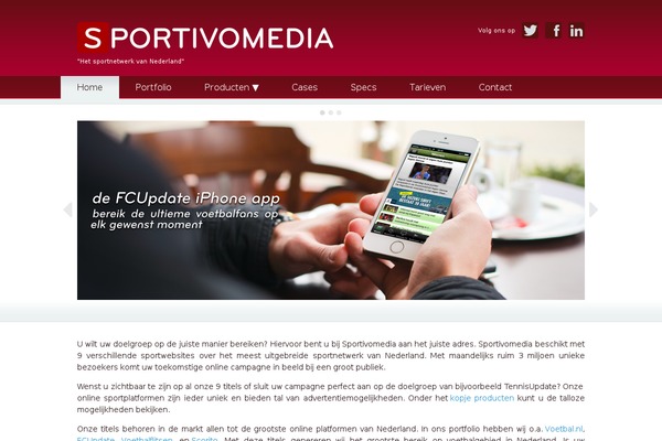 sportivomedia.nl site used Sportivomedia2013