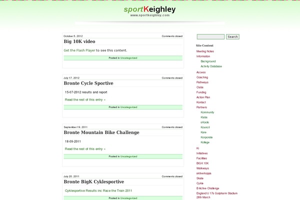 sportkeighley.com site used Sportk