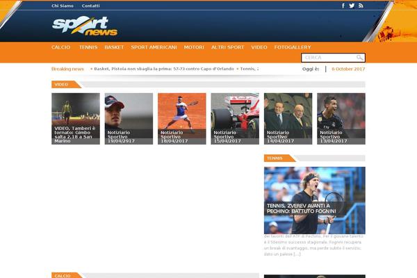 Sportnews WordPress theme, websites list used Sportnews theme Sportnews theme websites examples