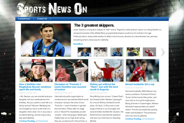 sportnewson.com site used Premiumnews