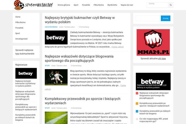 sportowememy.pl site used Blogshare
