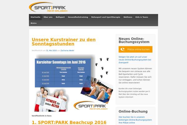 WordPress website example screenshot