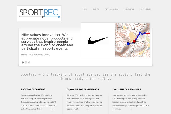 sportrec.eu site used Mitech-sportrec