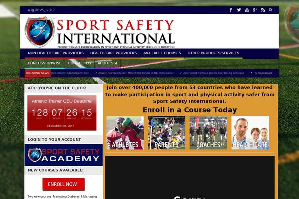 sportsafetyinternational.org site used Eleven40 Pro