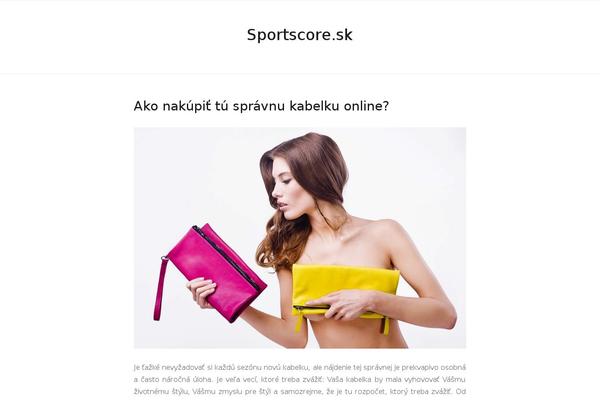 sportscore.sk site used Azalea