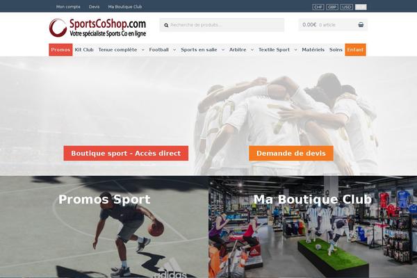 sportscoshop.com site used Homeshop