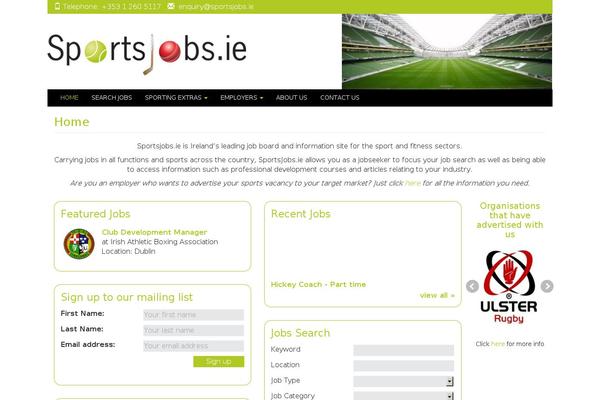 sportsjobs.ie site used Dgweb_theme-master