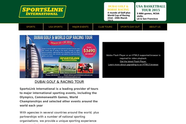 sportslinkinternational.com site used Sportslink