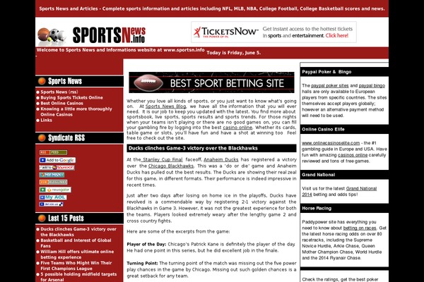 sportsn.info site used Hiperminimalist