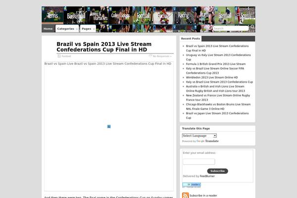 WordPress website example screenshot