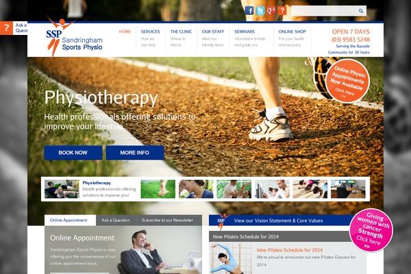 Ssm theme site design template sample