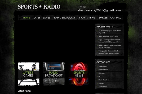 Sport and Grunge theme site design template sample