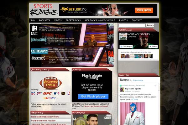 sportsragetv.com site used Gabriel