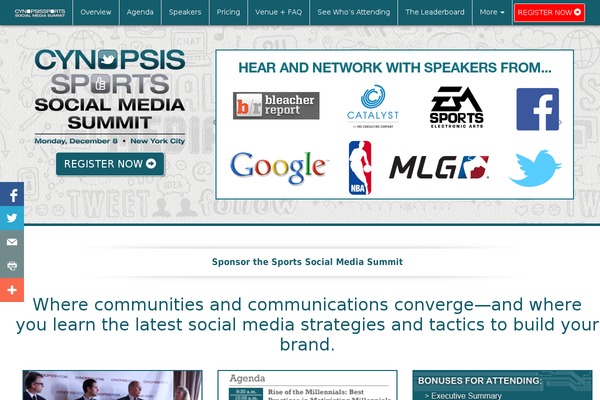 sportssocialmediasummit.com site used Googlebootcamp2014