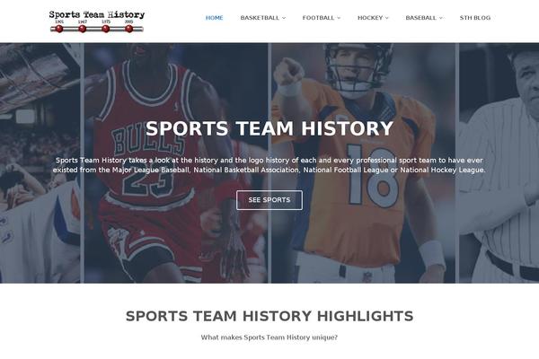 sportsteamhistory.com site used Emmet