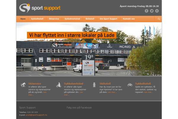sportsupport.no site used Sportsupport