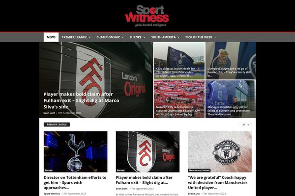 sportwitness.co.uk site used Newsmag Child