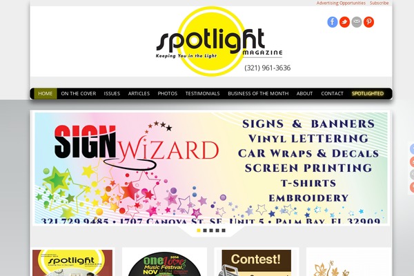 spotlightbrevard.com site used Clean-magazine-pro