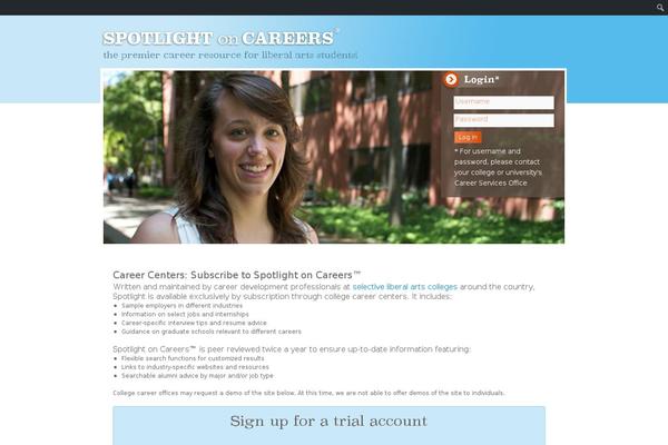 spotlightoncareers.org site used Spotlightoncareers