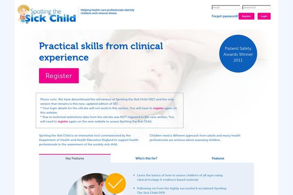 spottingthesickchild.com site used Stsc