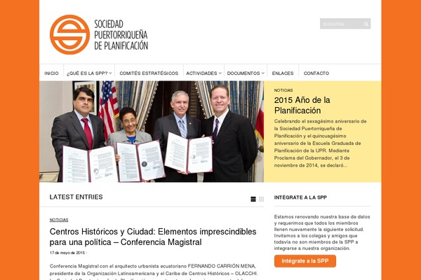 WordPress website example screenshot