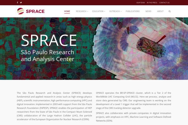 sprace.org.br site used Wpeducon-child