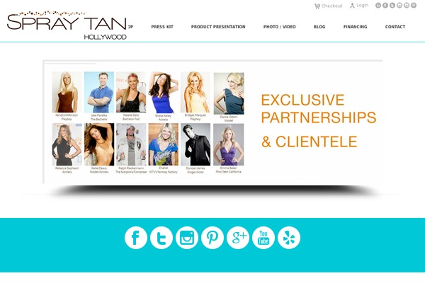 Jupiter theme site design template sample