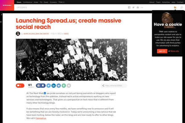 spread.us site used Cyberdelia