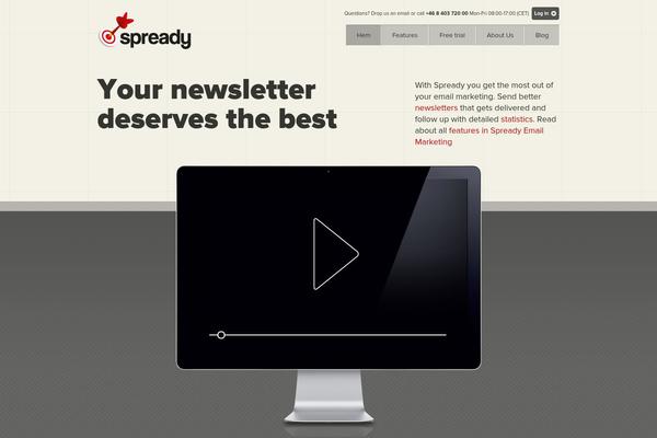 spready theme websites examples