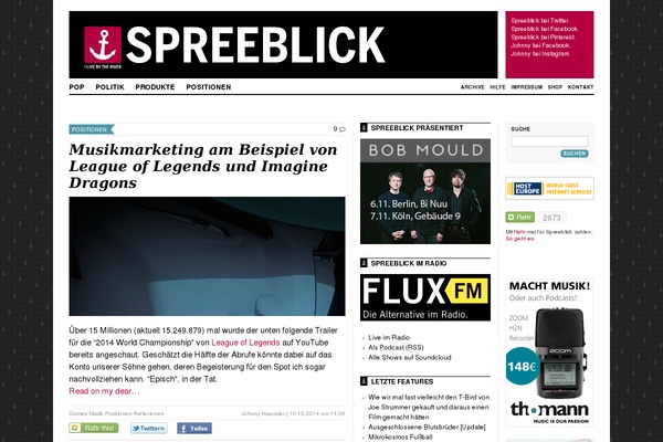 spreeblick.de site used Sb07_revamped
