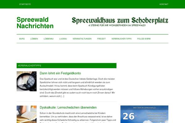 WordPress website example screenshot