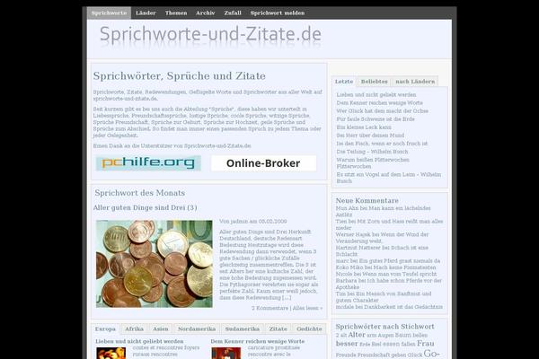 sprichworte-und-zitate.de site used Structure-de