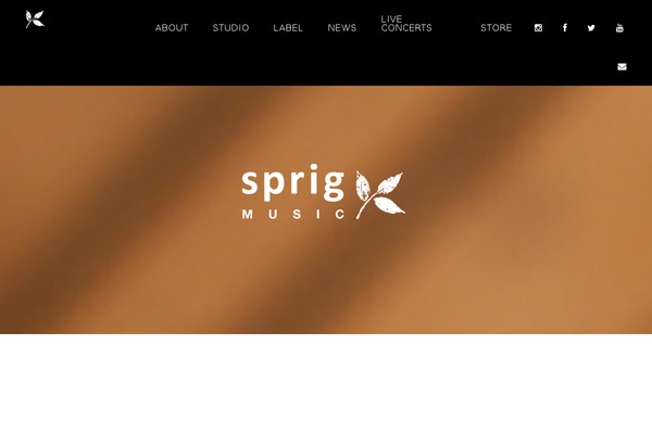 sprigmusic.com site used Sprig-pro