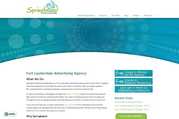 springaddesign.com site used SpringBoard