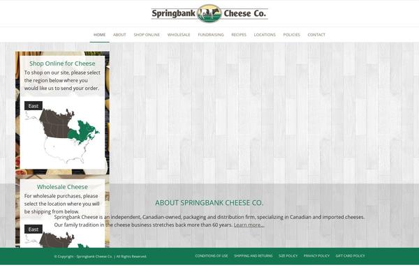springbankcheese.ca site used Sprinbankcheese