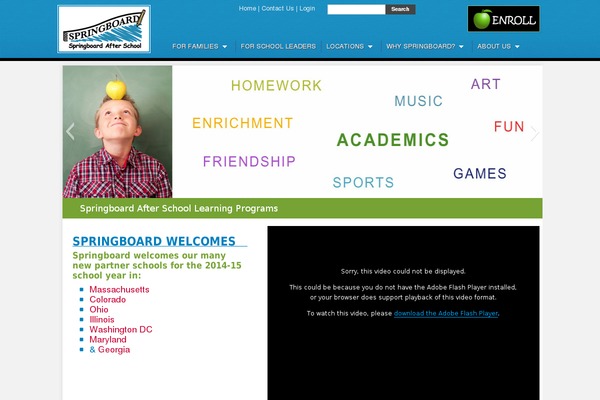 springboardafterschool.com site used SpringBoard