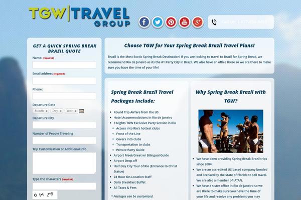 springbreakbrazil.com site used Headway-themes