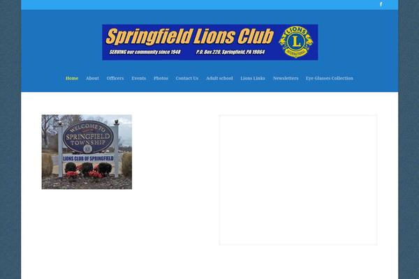 springfieldlionsclub.org site used Builder-essence-blue