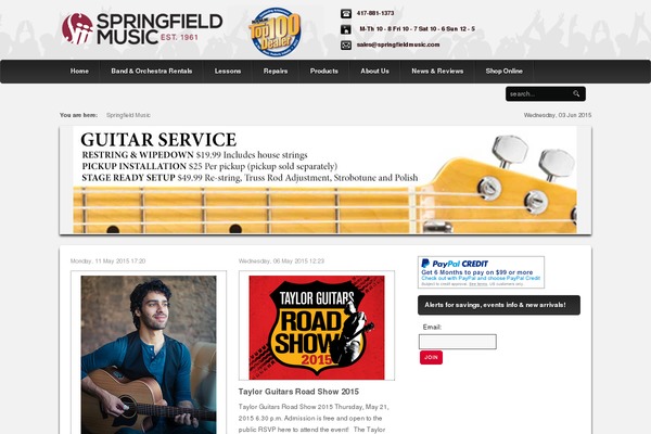 springfieldmusic.com site used Gk_mystore_dark