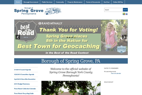 springgroveboro.com site used Springgroveborough
