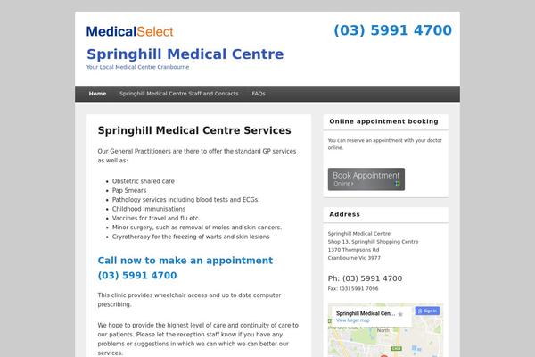 springhillmedicalcentre.com.au site used Catch Box
